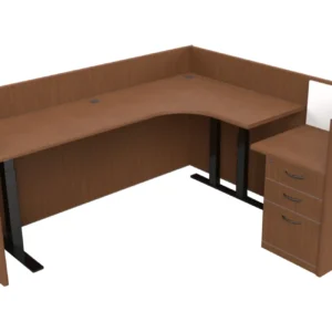Paull CW Group L-Shape Height Adjustable Corner Workstation