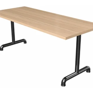 Paull Group Team Table with Arc T-Legs and Laminate Top